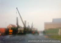 BH7 being moved to The Hovercraft Museum